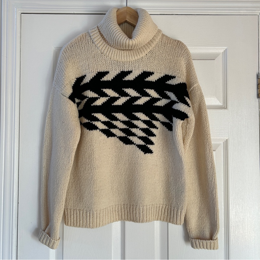 TIBI Turtleneck Wool Sweater